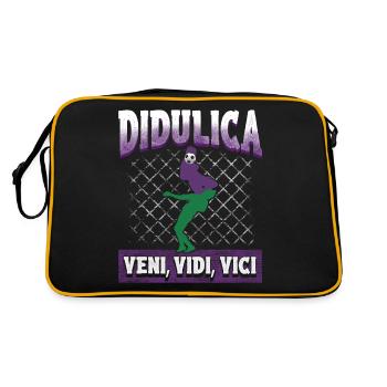 Didulica : Veni, Vidi, Vici – légende du football - Sac Retro - noir/or - Dos