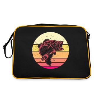 Perche prédatrice - Sac Retro - noir/or - Dos