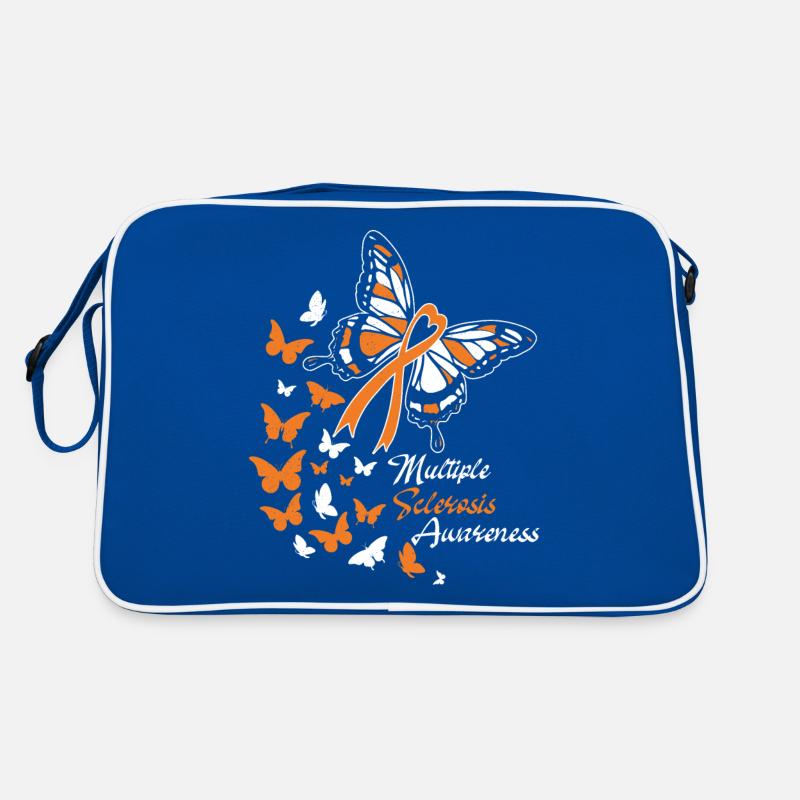 Multiple Sclerosis Awareness Butterflies Gift Retro Bag