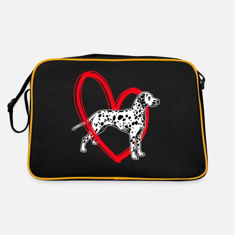 Dalmatian - Retro Bag - black/gold