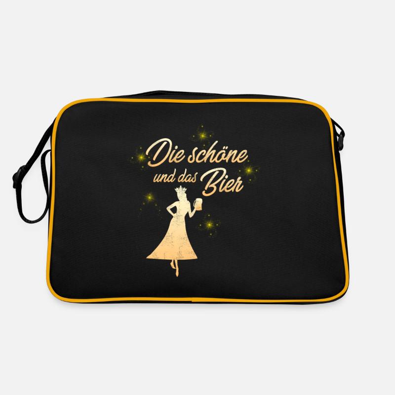 La belle et la bière Sac Retro