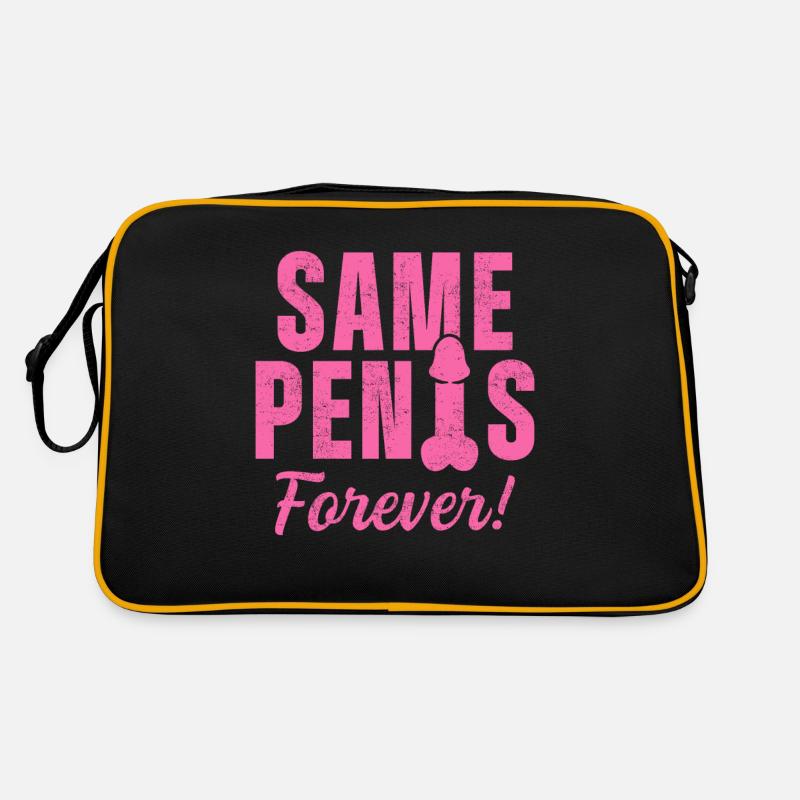 Same Penis forever Retro Tasche