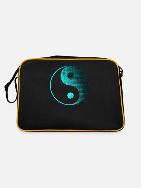 Yin Yang - Retro Bag - black/gold - Back