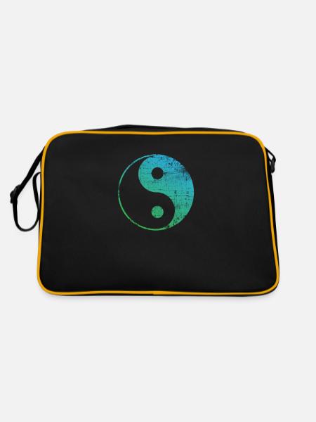 Yin Yang - Retro Bag - black/gold - Back