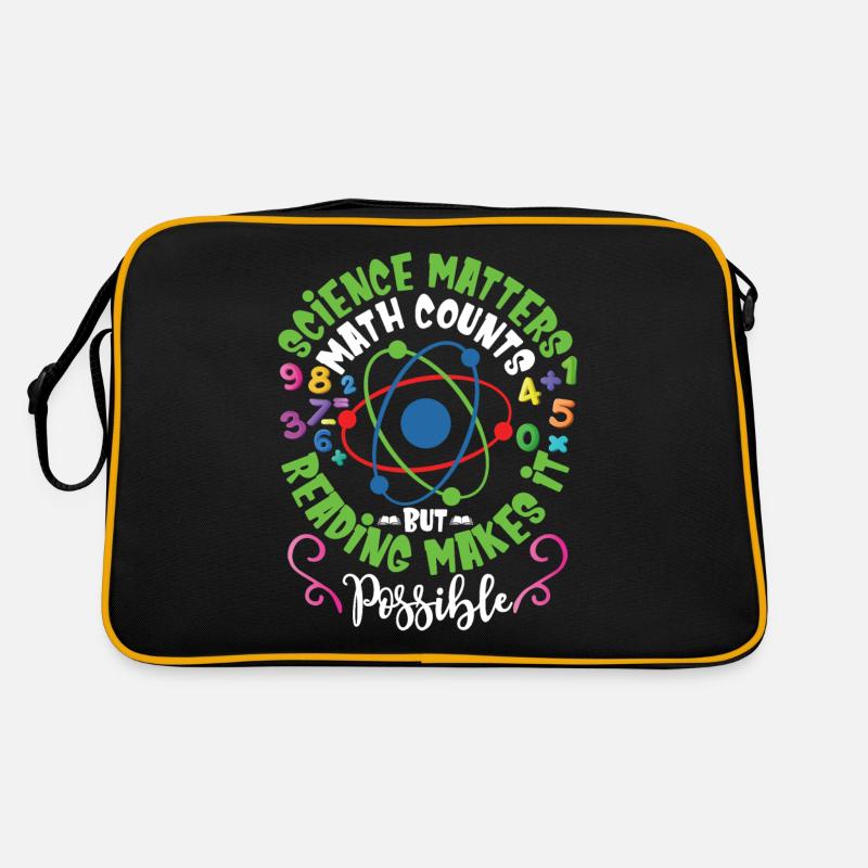 Science Matters Math Counts Retro Bag
