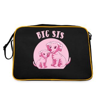 chiens de grande soeur - Sac Retro - noir/or - Dos