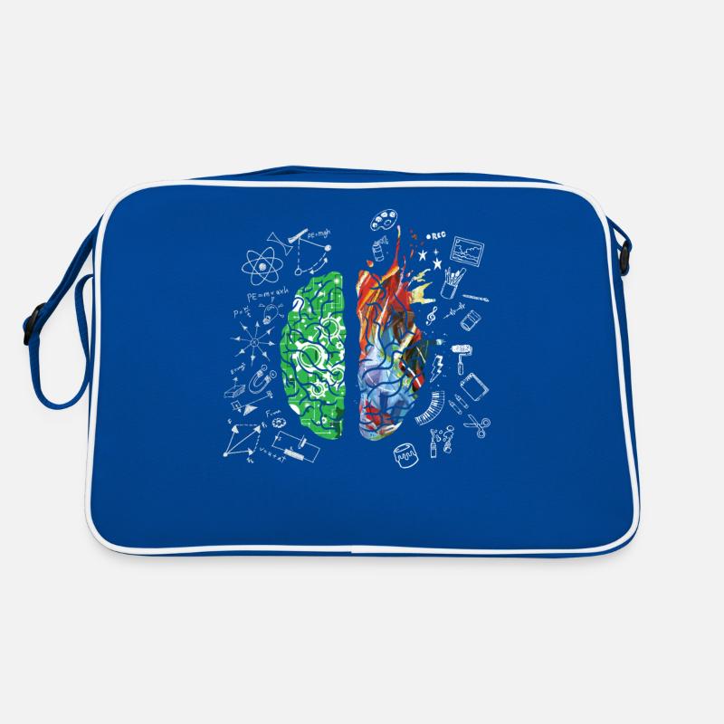 Gehirn Wissenschaft Neurologie Geschenk Design Kunst Idee drucken Retro Tasche