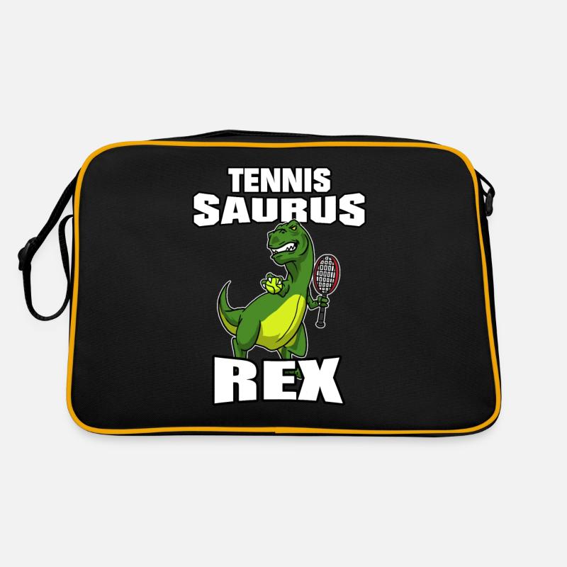 Tennis Saurus Rex Tennis Player Gift Idea Retro Bag