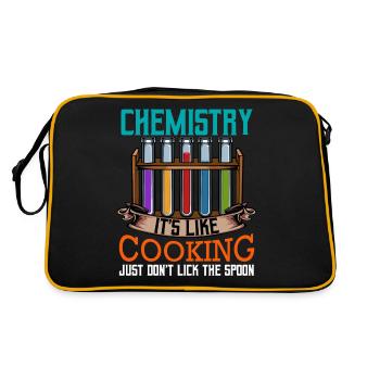 Chemist - Retro Bag - black/gold - Back