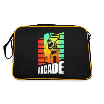 Machine à sous d'arcade de jeux rétro - Sac Retro - noir/or - Dos