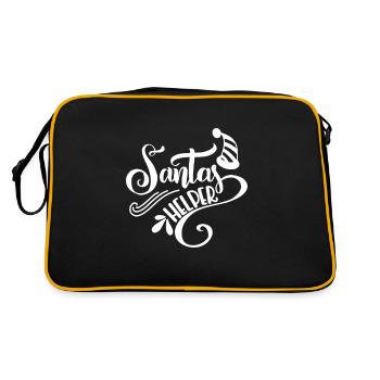 Noël - Santas Helper - Sac Retro - noir/or - Dos