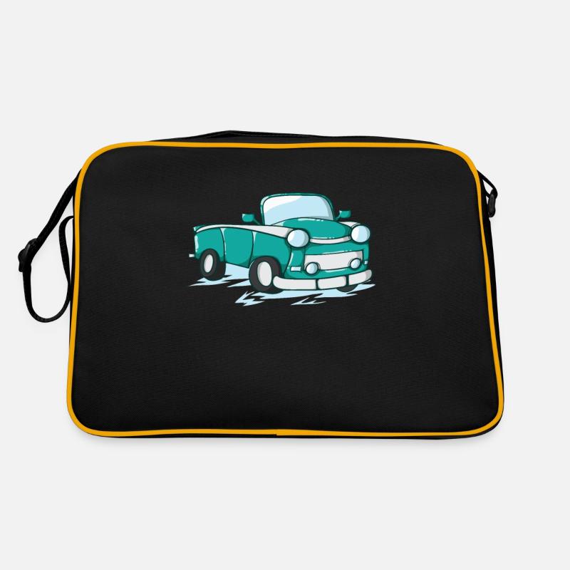 Auto Trabi en bande dessinée Sac Retro