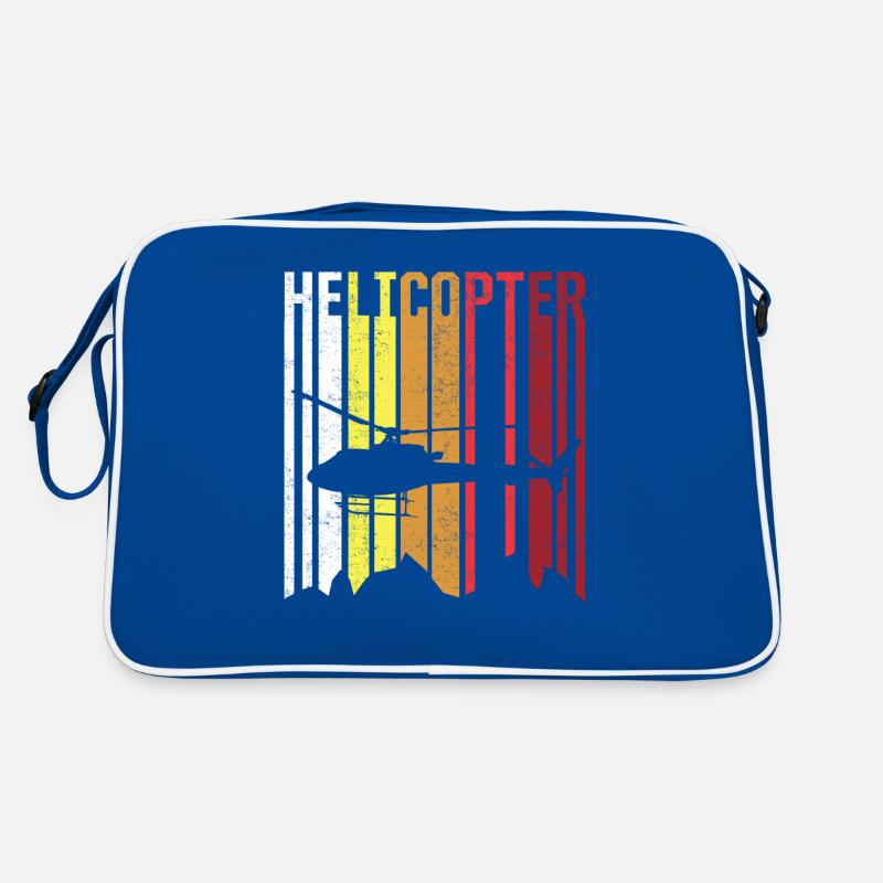 Vintage Helikopter Retro Tasche