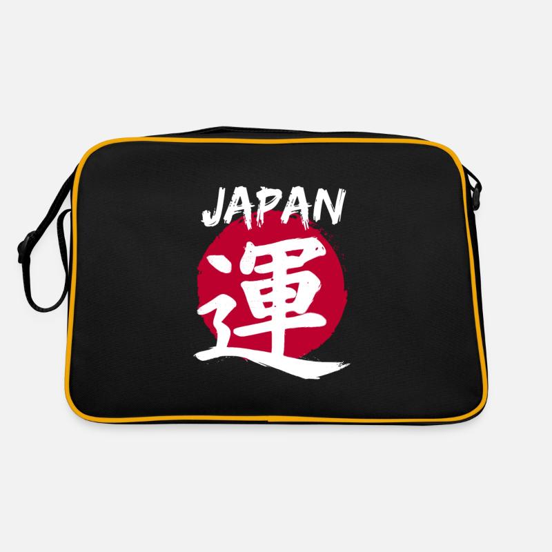 Japon - Sac Retro - noir/or