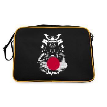 Samouraï du Japon - Sac Retro - noir/or - Dos