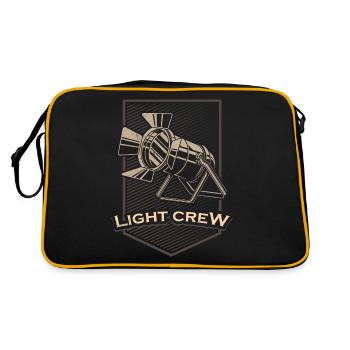 LIGHT CREW Cadeau de technicien en éclairage rétro - Sac Retro - noir/or - Dos
