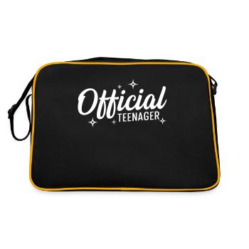 Cadeau d'anniversaire officiel adolescent 13 ans - Sac Retro - noir/or - Dos