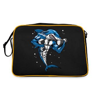 Requin Fitness Haltérophilie - Sac Retro - noir/or - Dos
