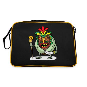 Cannibal Coconut Cannibal Coconut - Retro Bag - black/gold - Back