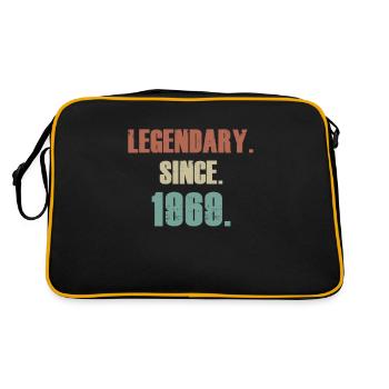 Legendary 1969 Legendary 1969 - Retro Tasche - Schwarz/Gold - Hinten