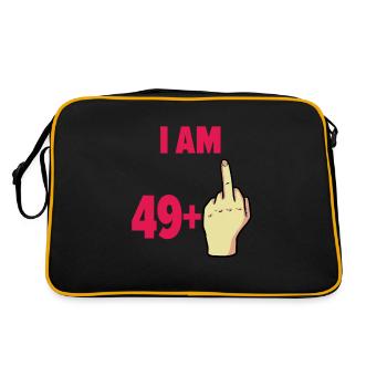 I am 49 I am 49 - Retro Bag - black/gold - Back