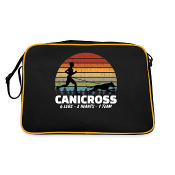canicross chien sport train chien sport - Sac Retro - noir/or - Dos