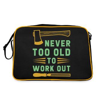 Jamais trop vieux - Sac Retro - noir/or - Dos