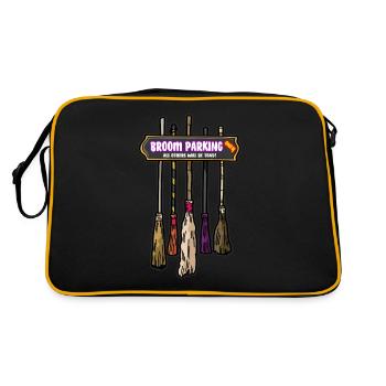 BROOM PARKING - Retro Bag - black/gold - Back