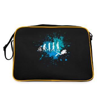 Diver - Retro Bag - black/gold - Back