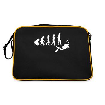 Diver - Retro Bag - black/gold - Back