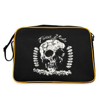 Forza Viola : Passionné par l’Autriche Vienne - Sac Retro - noir/or - Dos