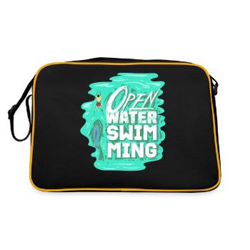Natation en eau libre - Sac Retro - noir/or - Dos