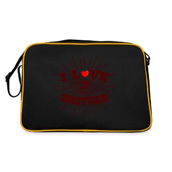 J'aime mon frère J'aime mon frère - Sac Retro - noir/or - Dos
