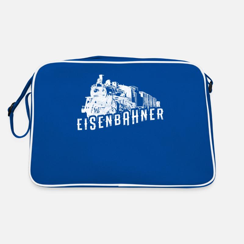 Eisenbahner, Dampflock Güterzug Geschenkidee Retro Tasche