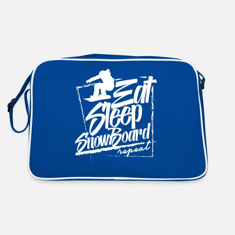 Snowboard Snowboarder Boarden Snowboarden Boarder Retro Tasche