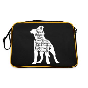Âme de Pitbull - Sac Retro - noir/or - Dos