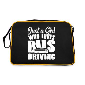 Chauffeur de bus chauffeur de bus - Sac Retro - noir/or - Dos
