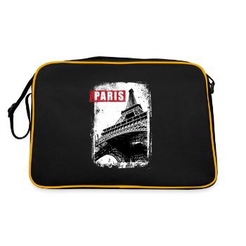 Paris - Retro Bag - black/gold - Back