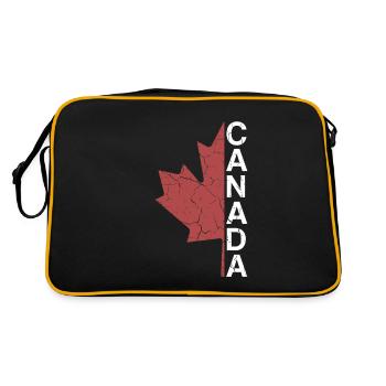 Canada maple leaf | Canada, Canadians, Canada Day - Retro Bag - black/gold - Back