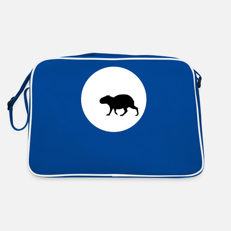 Capybara and Moon TEE Retro Tasche