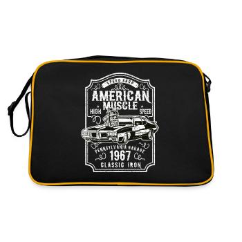 Auto Design American Muscle pour la mécanique automobile - Sac Retro - noir/or - Dos