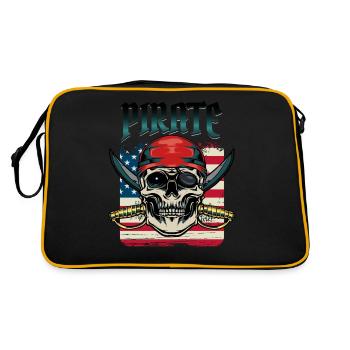 pirate - Sac Retro - noir/or - Dos