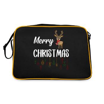Christmas Christman Ugly Christmas Christmassy - Retro Bag - black/gold - Back