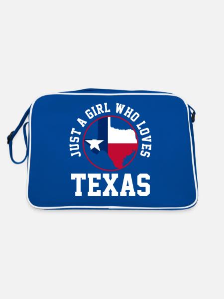 Texas - Retro Bag - blue/white - Back