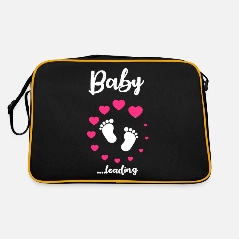 Baby Loading Geschenkidee Geschenk Retro Tasche