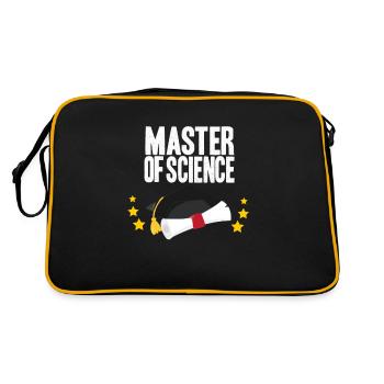 Master of Science Degree Uni Diploma Degree - Sac Retro - noir/or - Dos