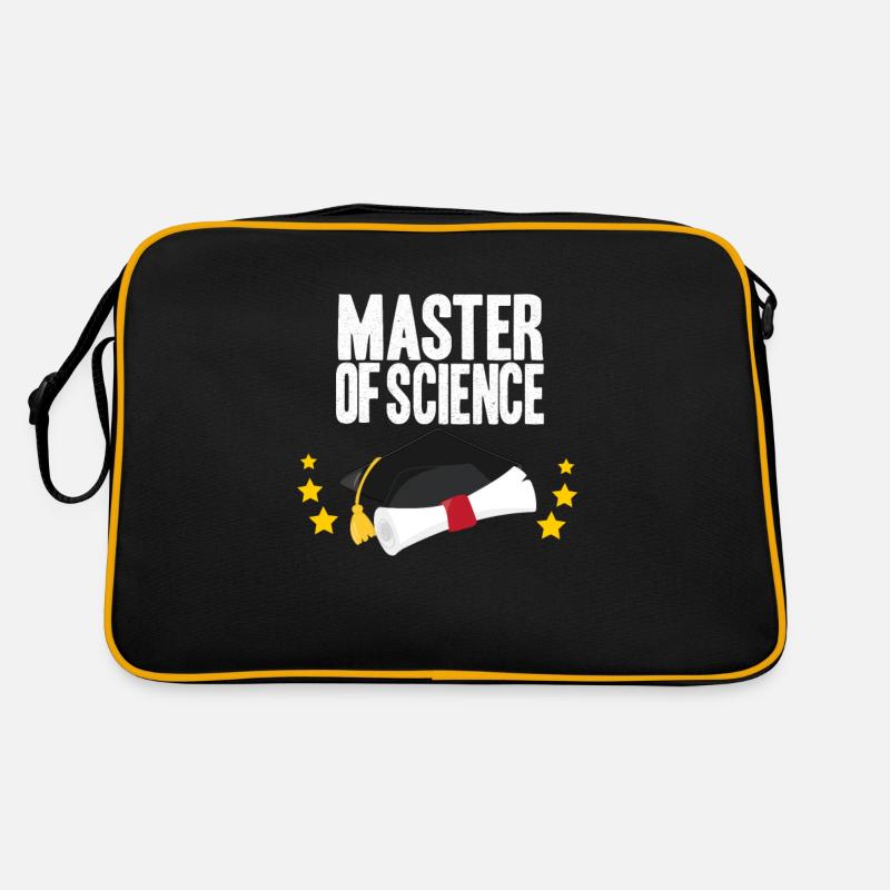 Master of Science Degree Uni Diploma Degree Retro Bag