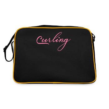 curling - Sac Retro - noir/or - Dos