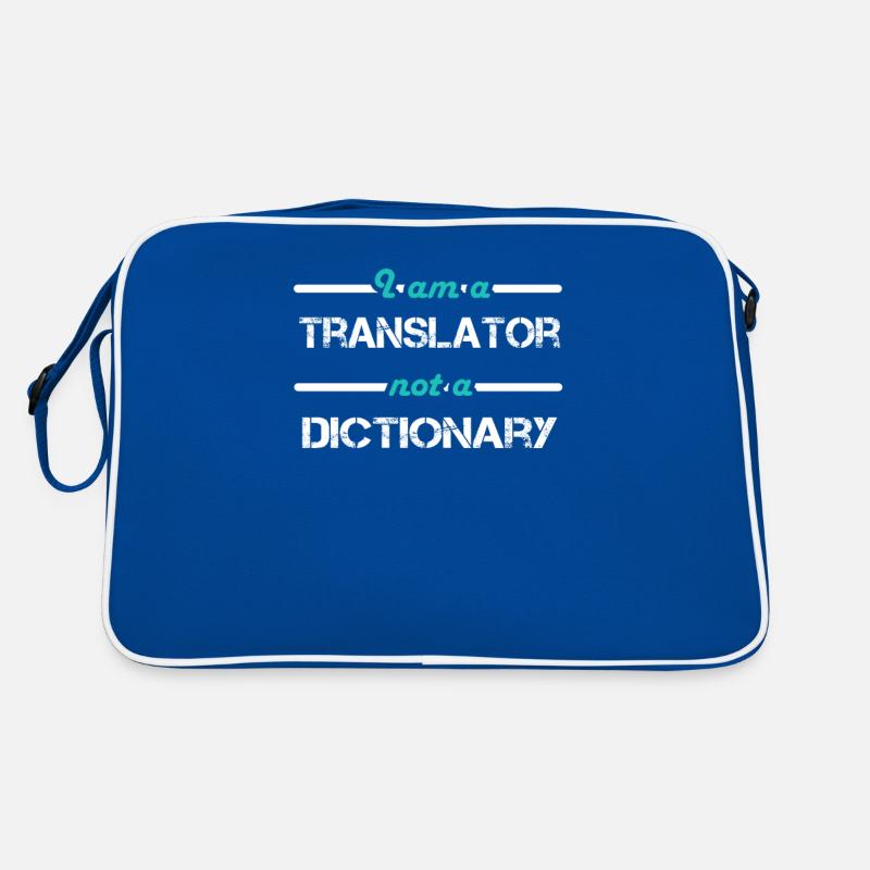 I am a Translator not a Dictionary Retro Tasche