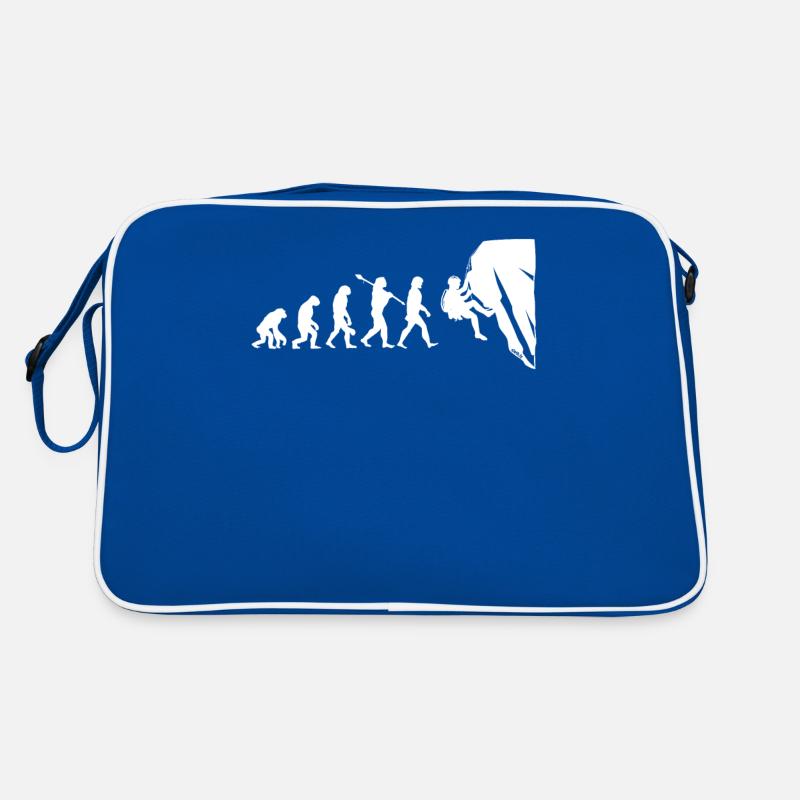 Klettern Bouldern Evolution Bergsteigen Retro Tasche
